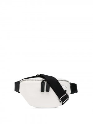 Поясная сумка K/Ikonik с принтом Karl Lagerfeld. Цвет: белый