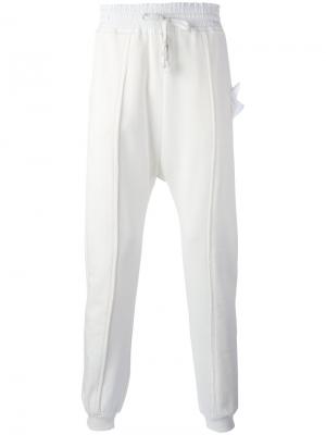 Спортивные брюки с эластичным поясом Damir Doma. Цвет: белый