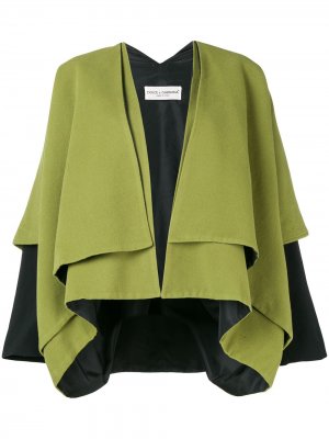 Многослойное пальто 1990-х годов Dolce & Gabbana Pre-Owned. Цвет: зеленый
