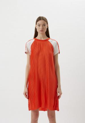 Платье Roberto Cavalli. Цвет: коралловый