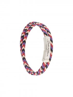 Плетеный браслет с логотипом Dolce & Gabbana. Цвет: разноцветный