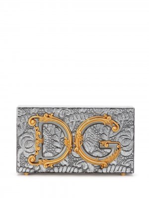 Сумка DG Girls Dolce & Gabbana. Цвет: серебристый