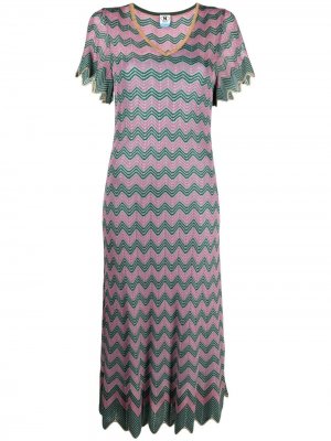 Платье миди с вышивкой M Missoni. Цвет: зеленый