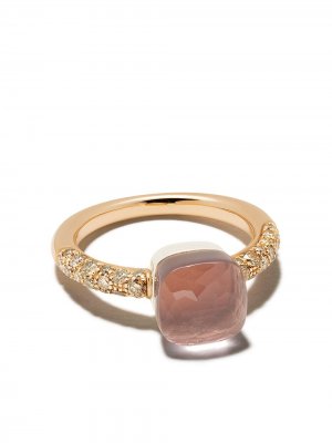 Кольцо из розового золота с бриллиантами Pomellato. Цвет: розовый