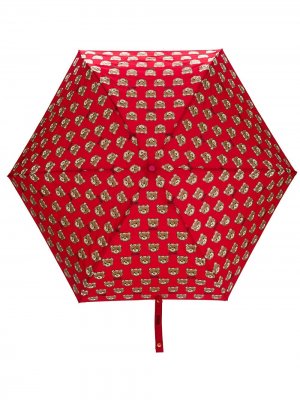 Зонт Mini Teddy Moschino. Цвет: красный