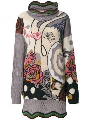 Джемпер с цветочной вышивкой Kansai Yamamoto Pre-Owned. Цвет: разноцветный