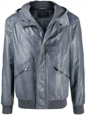 Куртка с капюшоном Drome. Цвет: серый