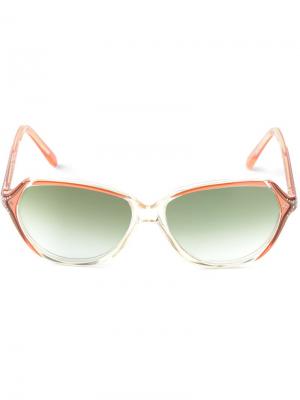 Солнцезащитные очки с кристаллами Yves Saint Laurent Pre-Owned. Цвет: коричневый