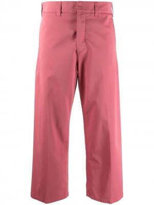 Укороченные брюки Department 5. Цвет: розовый