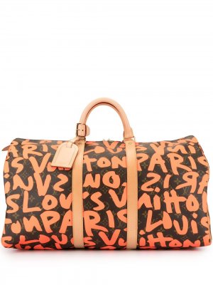 Дорожная сумка Keepall 50 Louis Vuitton. Цвет: красный