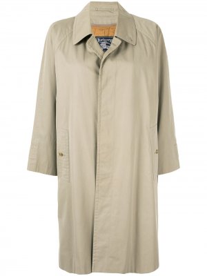 Пальто прямого кроя Burberry Pre-Owned. Цвет: коричневый