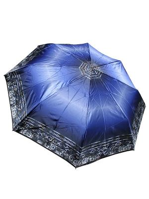 Зонт Edmins. Цвет: темно-синий, серебристый, синий