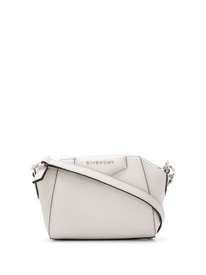 Мини-сумка через плечо Antigona Givenchy. Цвет: белый