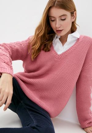 Пуловер Vero Moda Curve. Цвет: розовый