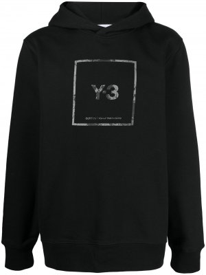 Худи с логотипом Y-3. Цвет: черный