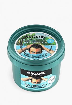 Маска для волос Organic Kitchen. Цвет: зеленый