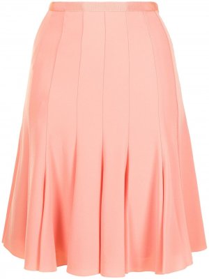 Плиссированная юбка Paule Ka. Цвет: розовый