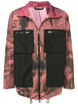 Куртка с фотопринтом PAUL SMITH. Цвет: розовый