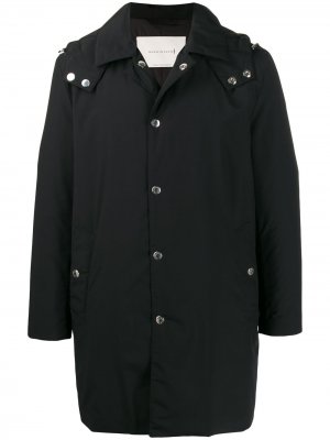 Пальто Dunoon с капюшоном Mackintosh. Цвет: черный