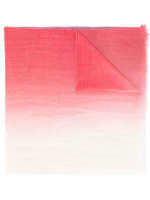 Полосатый шарф Agnona. Цвет: розовый и фиолетовый