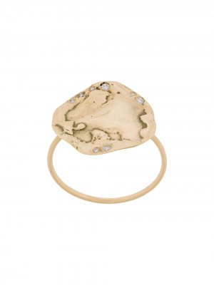 Кольцо Izia №2 из желтого золота с бриллиантами Pascale Monvoisin. Цвет: золотистый