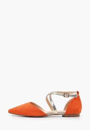 Туфли Ideal Shoes. Цвет: оранжевый