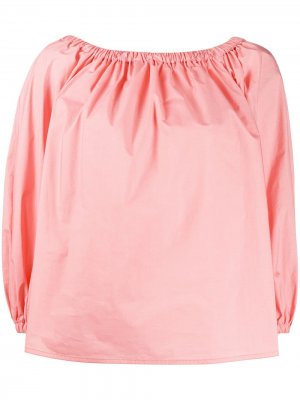 Рубашка Paloma с открытыми плечами La Doublej. Цвет: розовый