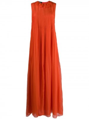 Платье макси Rochas. Цвет: оранжевый