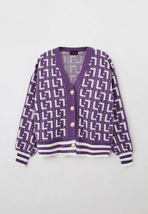 Кардиган Pink Kids. Цвет: фиолетовый