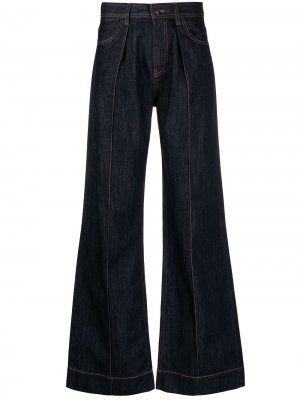 Расклешенные брюки Ports 1961. Цвет: синий
