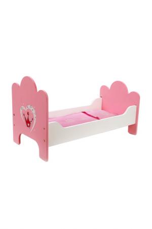 Кроватка Корона MARY POPPINS. Цвет: розовый