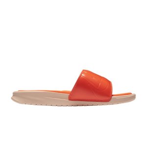 Женские сандалии  Benassi JDI Ultra SE оранжево-малинового оттенка AO2408-801 Nike
