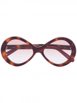 Солнцезащитные очки Bonnie Havana Chloé Eyewear. Цвет: коричневый