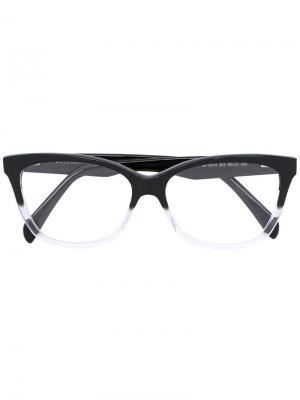 Двухцветные очки Emilio Pucci. Цвет: черный