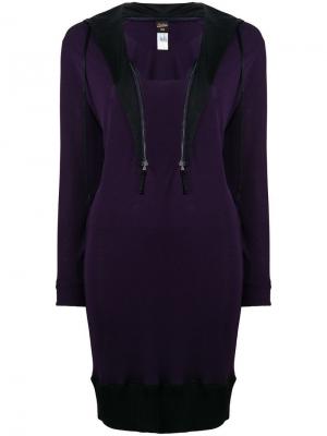 Платье-свитер с воротом на молнии Jean Paul Gaultier Pre-Owned. Цвет: фиолетовый