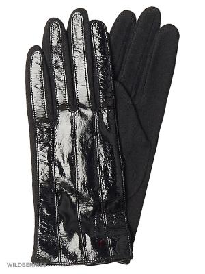 Перчатки женские Marco Bonne`. Цвет: черный