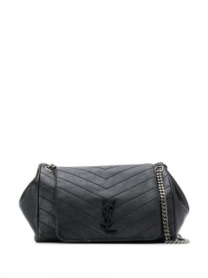 Стеганая сумка на плечо Nolita Saint Laurent. Цвет: черный