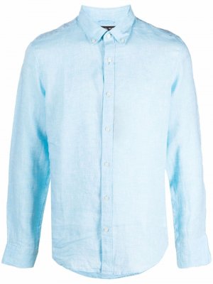 Рубашка на пуговицах Michael Kors. Цвет: синий