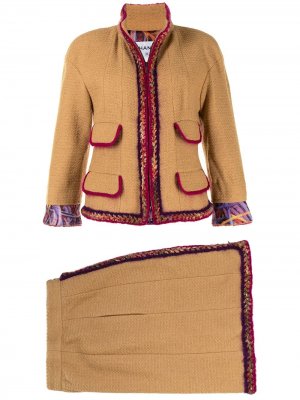 Костюм Supermarket Collection 2014-го года с юбкой Chanel Pre-Owned. Цвет: коричневый