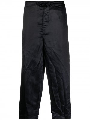 Укороченные брюки с завышенной талией Comme Des Garçons. Цвет: черный