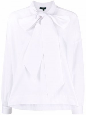 Блузка с бантом Jejia. Цвет: белый