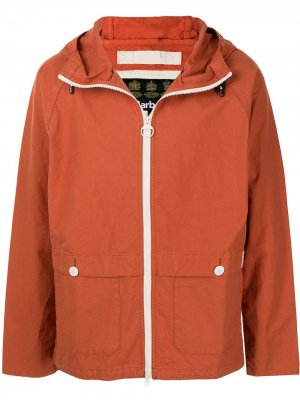 Куртка Bennet с капюшоном Barbour. Цвет: оранжевый