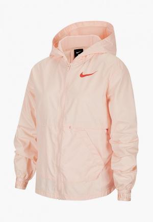 Ветровка Nike. Цвет: розовый