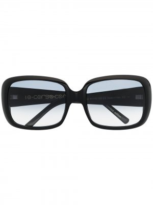 Солнцезащитные очки в квадратной оправе 10 CORSO COMO. Цвет: черный