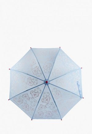Зонт-трость Котофей. Цвет: голубой