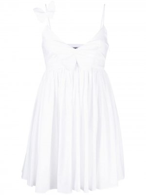Платье мини с аппликацией Vivetta. Цвет: белый