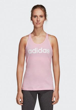 Майка спортивная adidas. Цвет: розовый