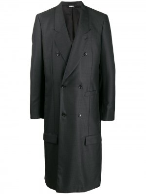 Длинное пальто свободного кроя Comme Des Garçons Homme Plus. Цвет: серый