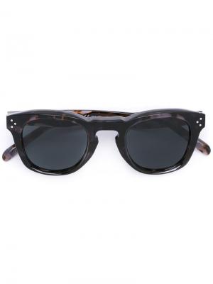Солнцезащитные очки Bevel Square Céline Eyewear. Цвет: коричневый