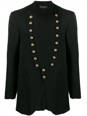 Куртка в стиле милитари Ann Demeulemeester. Цвет: черный